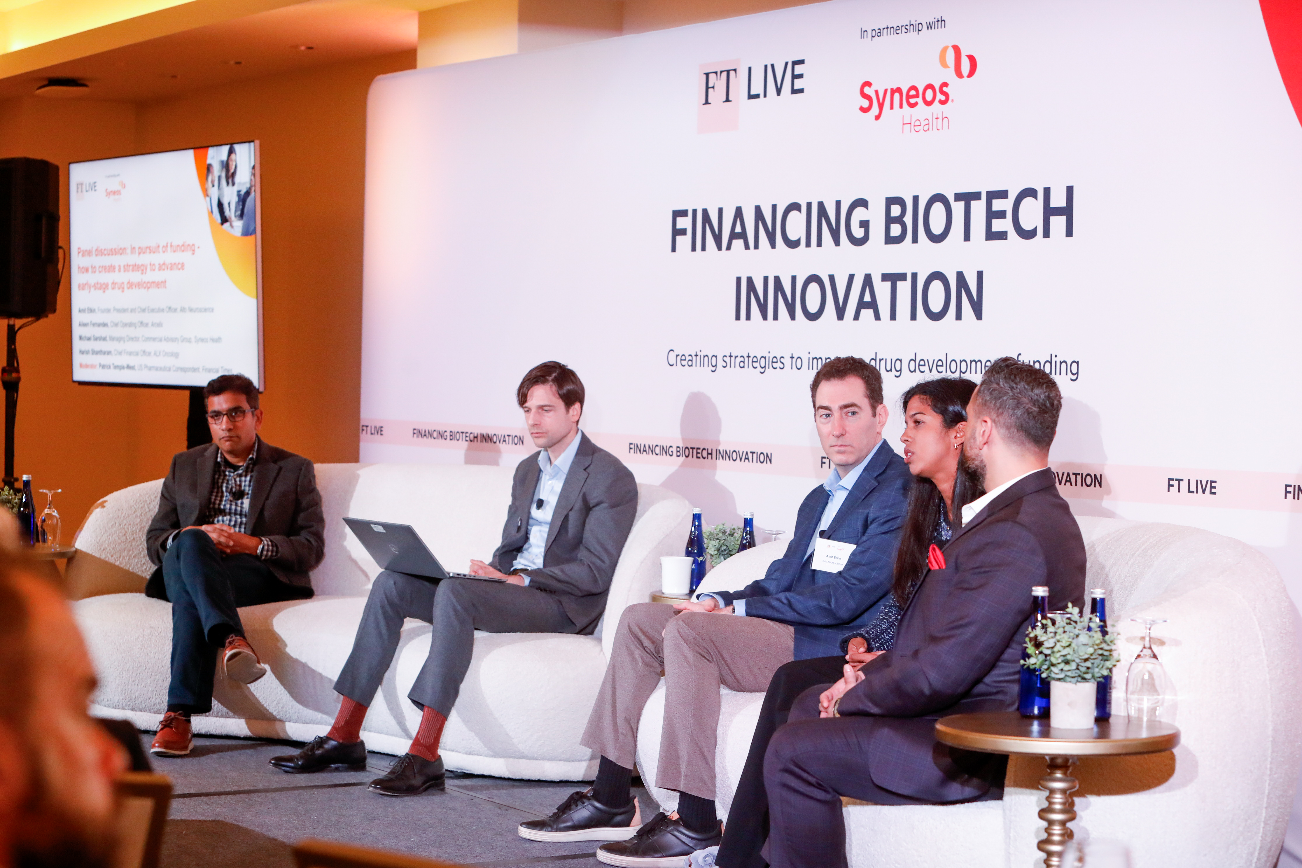 Panel discussion at FT Live Financing Biotech Innovation event in partnership with Syneos Health